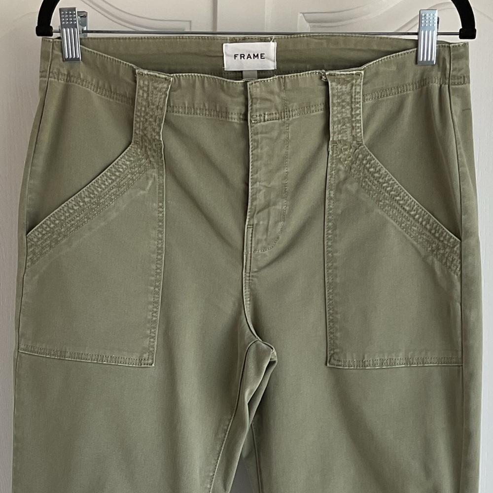 FRAME Denim women’s Trapunto Moto Pants - Picture 4 of 10